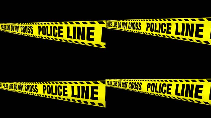 警戒线 警戒 危险 检查 警察 通道合成