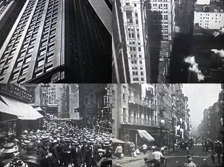 1920年的美国纽约视频素材
