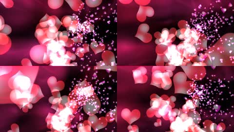 爱心旋转浪漫婚礼舞台