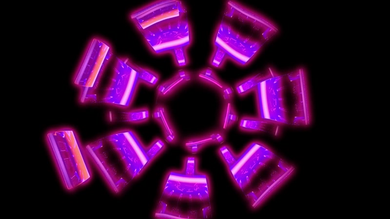 动感粉色隧道穿梭