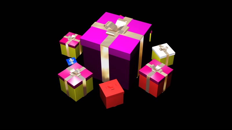 卡通礼物（可叠加合成）