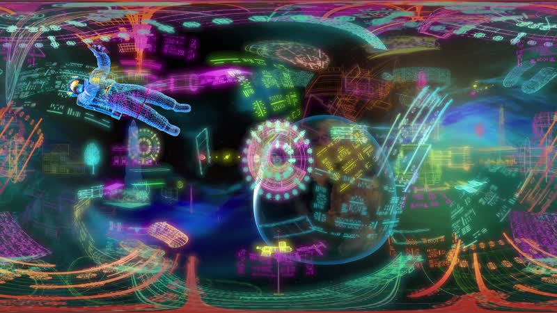 4K光影太空世界vr视频（极品）