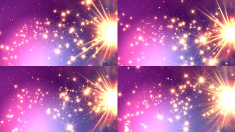 闪闪发光多彩粒子光斑光线背景