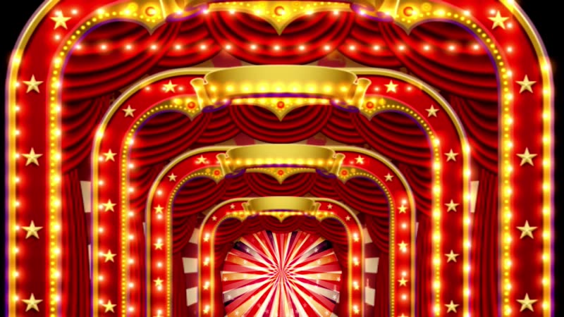 百老汇舞台剧灯光舞台