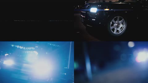 劳斯莱斯香车美女城市飞驰