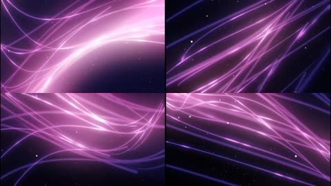 动态紫色粒子光线背景