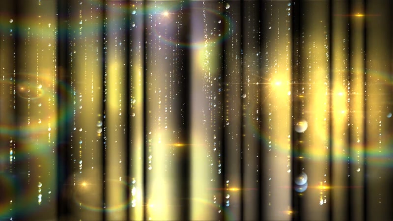 金色粒子光斑闪烁背景