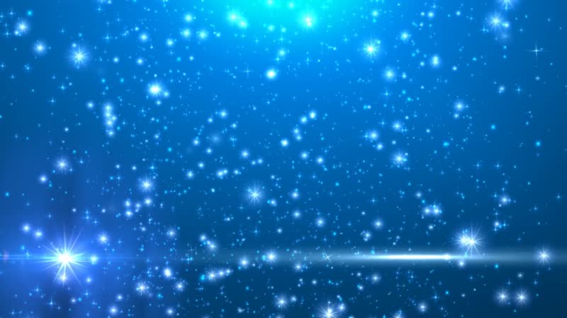 蓝色梦幻粒子星光背景