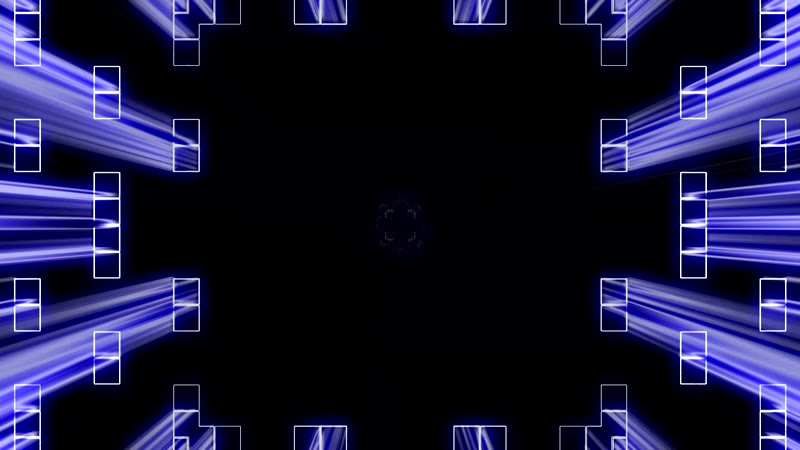 激光节奏爆闪射线vj