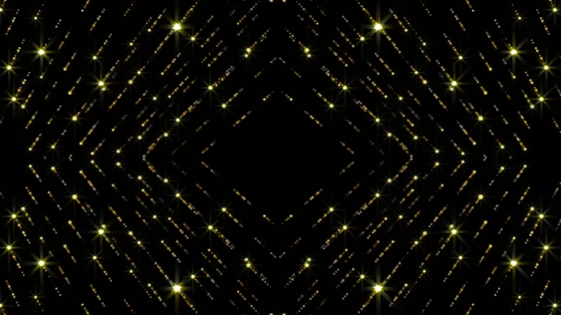 金色粒子线条对称背景