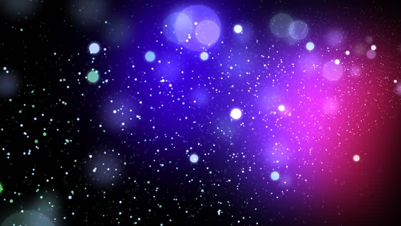 红蓝粒子朦胧光斑动态背景