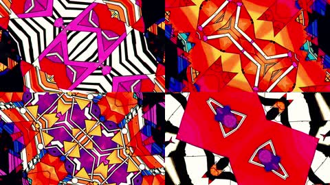 几何色块夜店VJ抽象