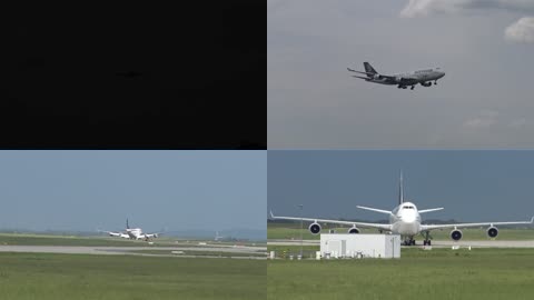 4K波音747航空表演