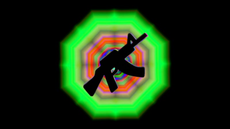 酒吧标识彩灯闪烁背景