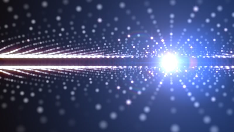 动感星空粒子光效背景