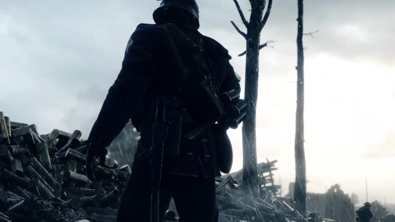 4K战场战士开枪动画