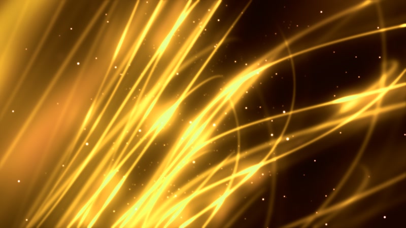 金色粒子线条粒子背景