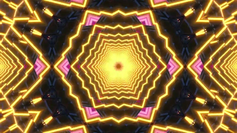 金色粒子动感万花筒晚会dj