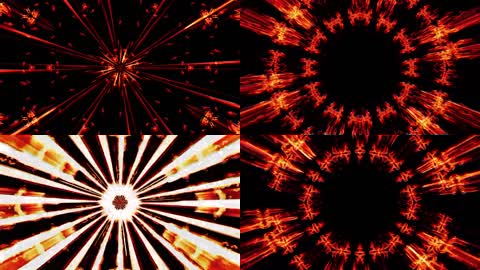 火焰万花筒背景