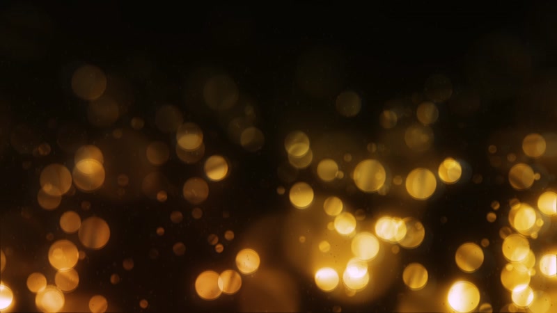 金色粒子光斑合成叠加