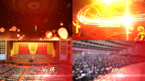 大气党政党徽十九大两会