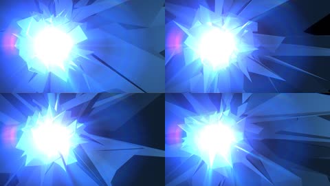 蓝色次元空间光效视觉背景