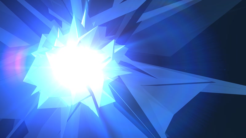 蓝色次元空间光效视觉背景