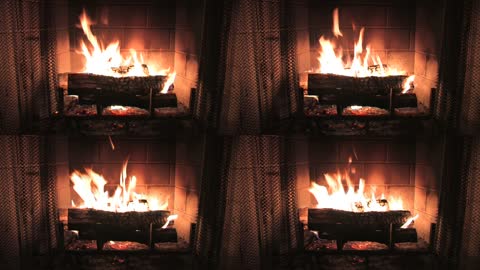 温暖的壁炉