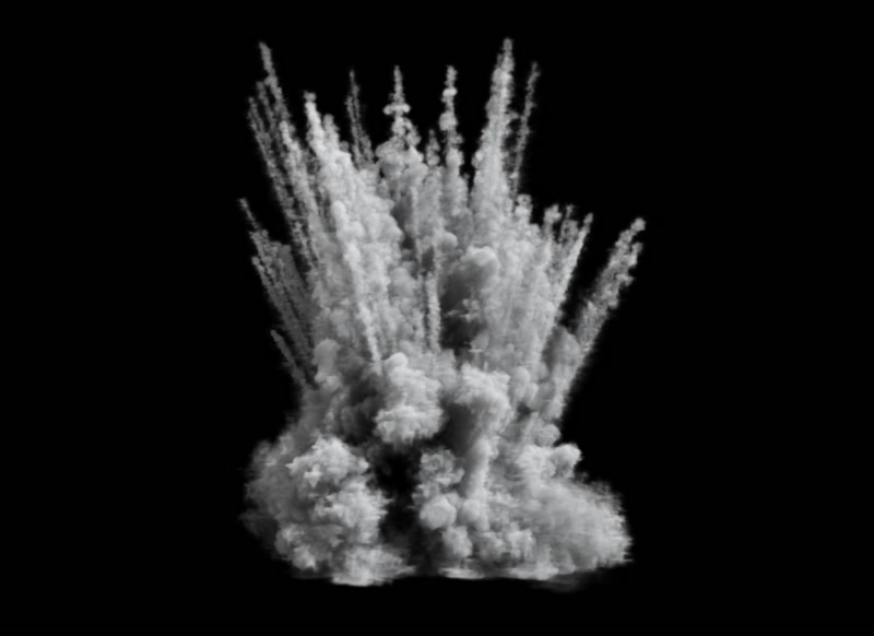 烟雾爆炸特效合成