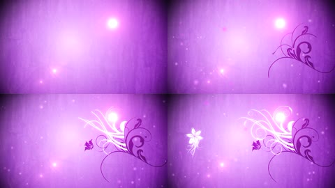 紫色花纹生长舞台LED