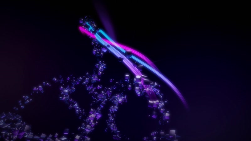 玄幻空间粒子光线运动