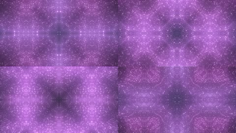 紫色粒子万花筒背景