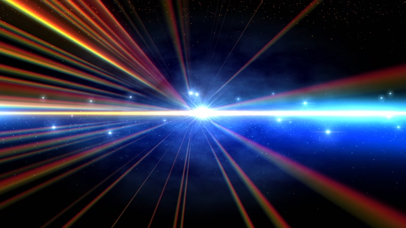 闪光星空动感舞台背景