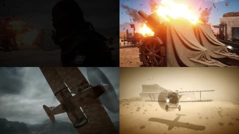 4K创意定格战争战场宣传片