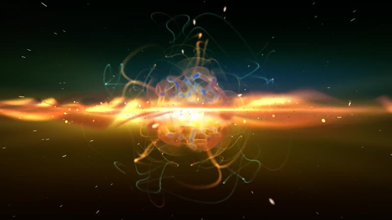 金色火焰粒子舞台演出庆典LED