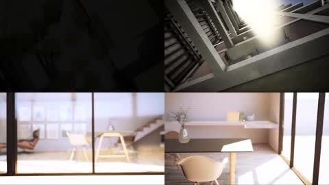3D建筑漫游高档公寓酒店文艺设计工作室