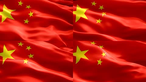 国旗飘扬循环背景 国旗飘扬循环背景