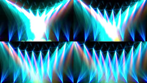 晚会灯光射灯闪烁动态背景