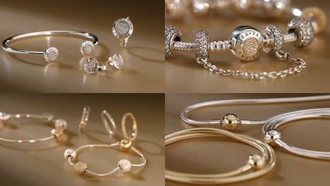 奢侈的钻石手链饰物