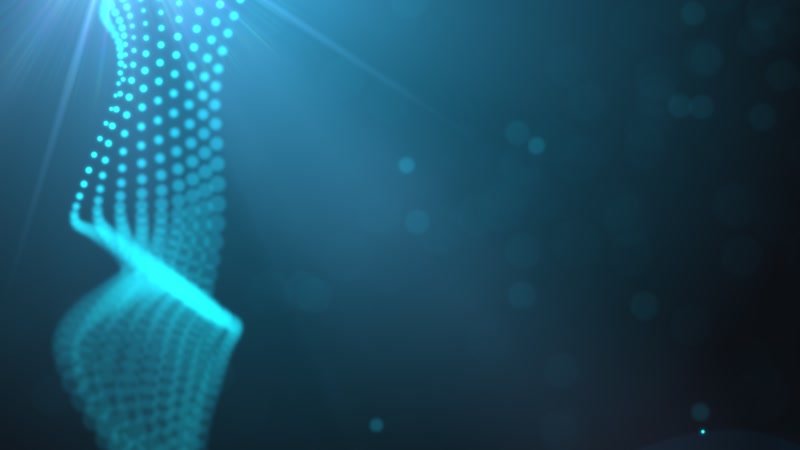 光效照射浮动粒子光芒背景