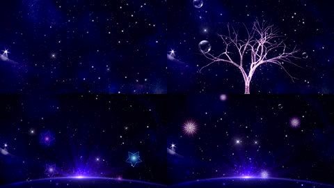 梦幻星空生长树