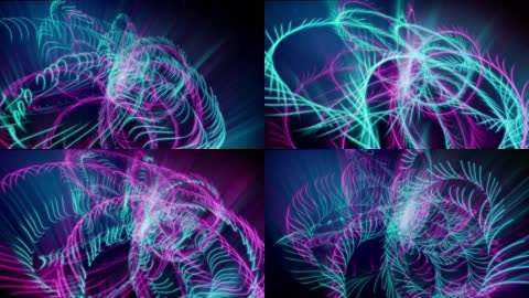 光线线条交错缠绕背景