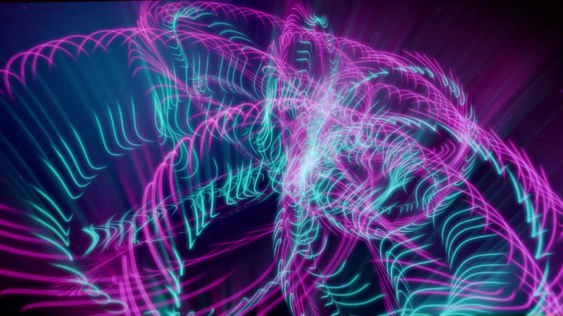 光线线条交错缠绕背景