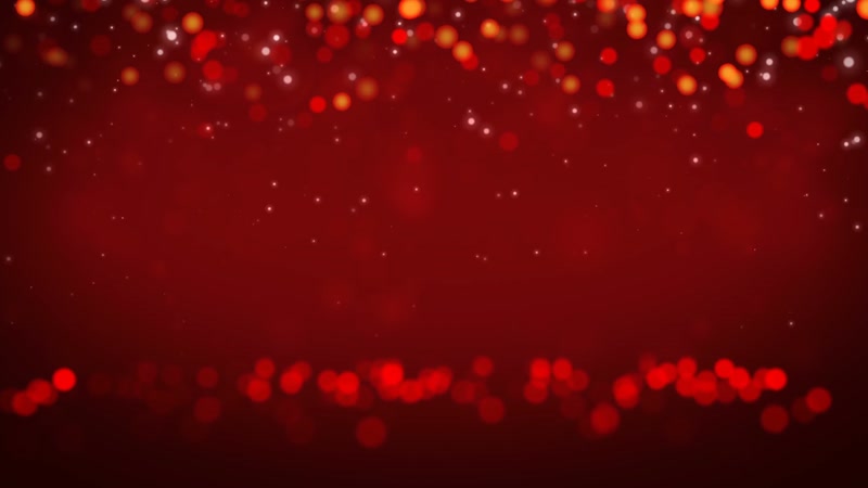 红色梦幻粒子闪烁斑点背景
