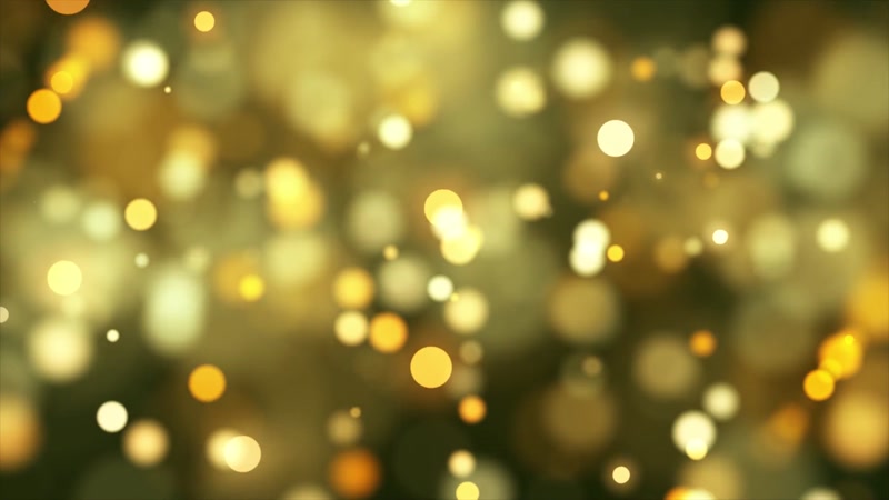 梦幻金色粒子斑点闪烁