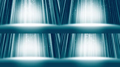 青色粒子光晕背景