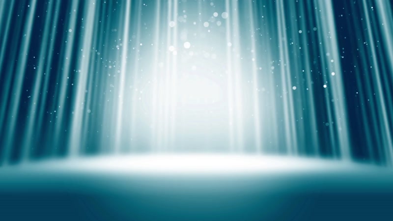 青色粒子光晕背景