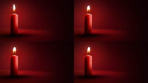 红色蜡烛祝福寓意LED背景