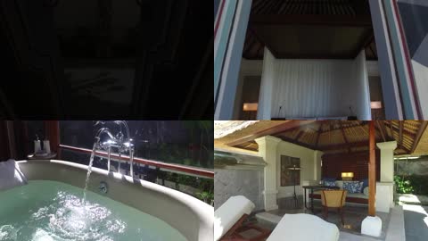 巴厘岛度假酒店客房展示 