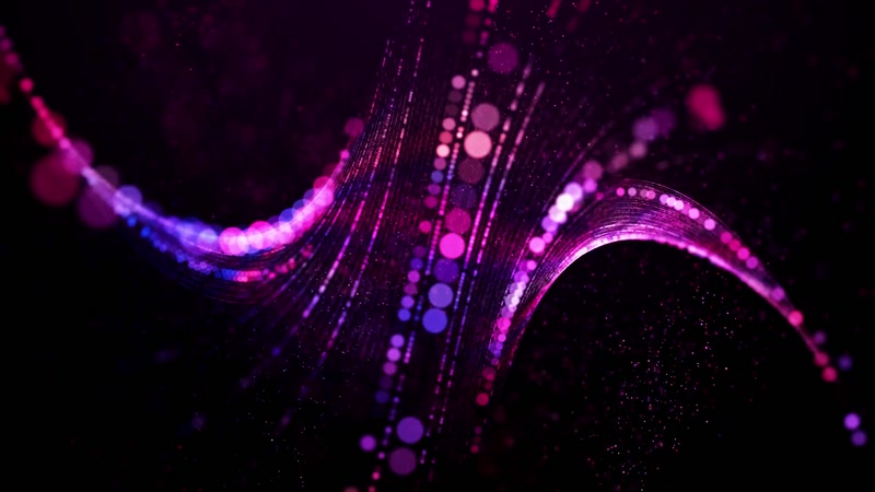 紫色粒子斑点运动背景